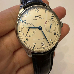 iwc 5007 세븐데이즈 블루핸즈