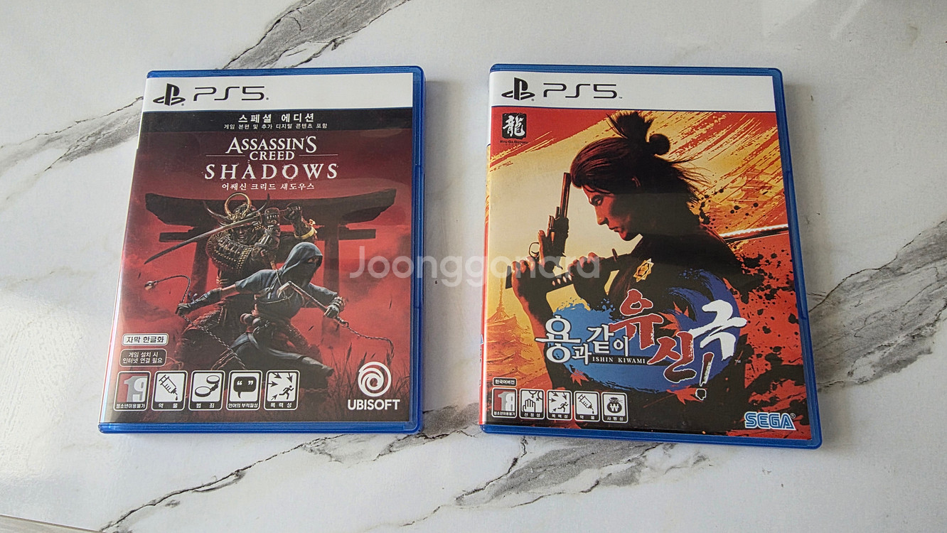 PS5 어쌔씬크리드섀도우스 / 용과같이 유신극--0