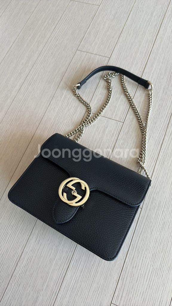구찌 인터로킹 체인백 팔아요~ 깨끗합니다--0