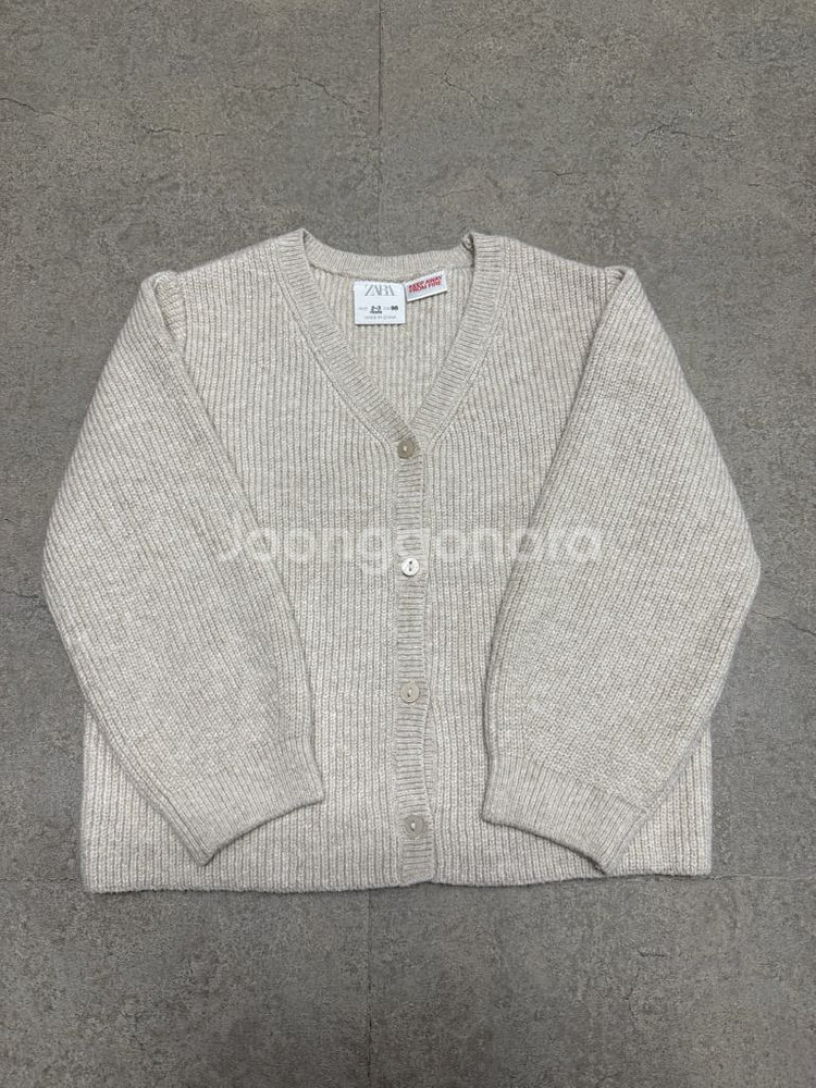 H&M 아기 유아 가디건 미착용 오트밀 98 2~3T--0