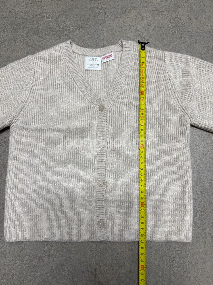 H&M 아기 유아 가디건 미착용 오트밀 98 2~3T--4