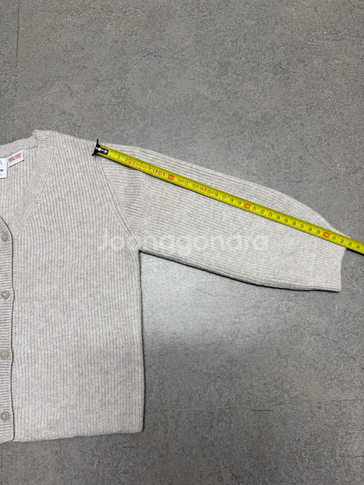 H&M 아기 유아 가디건 미착용 오트밀 98 2~3T--5