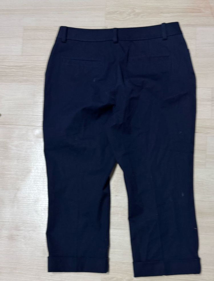 여성 랄프로렌 그린라벨 네이비 7부 치노팬츠 이미지