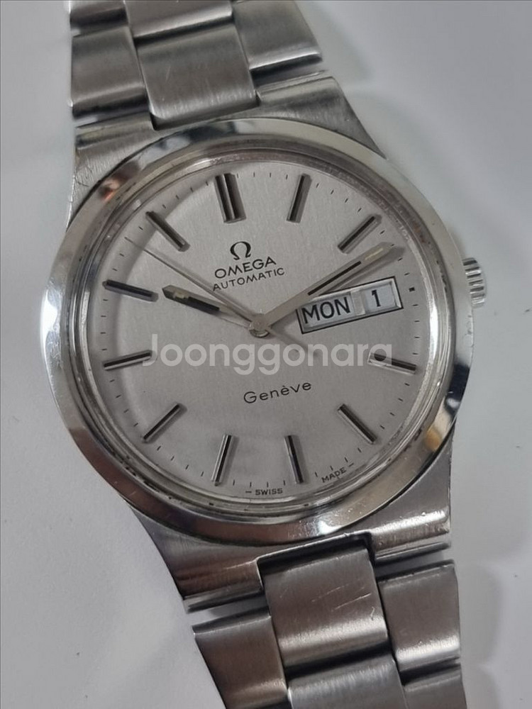 오메가 정품 빈티지 OMEGE 제네브 은장 올제치 메탈--2