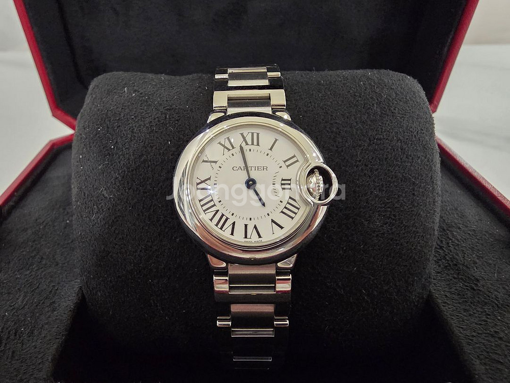 까르띠에 발롱블루 28MM 쿼츠 15년--0