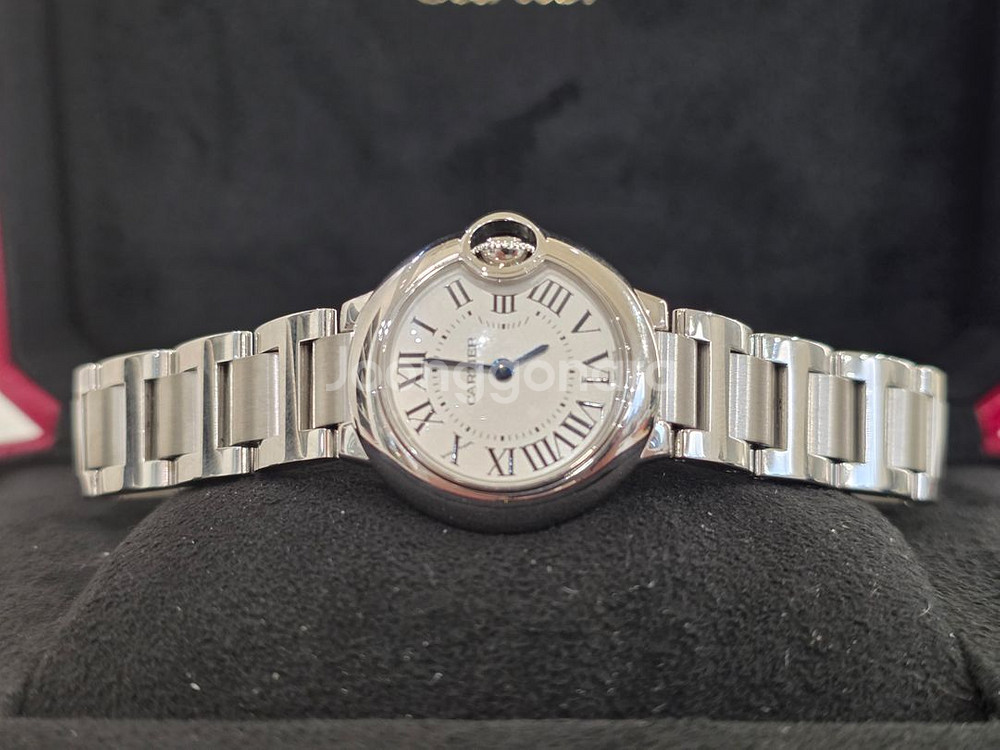 까르띠에 발롱블루 28MM 쿼츠 15년--2