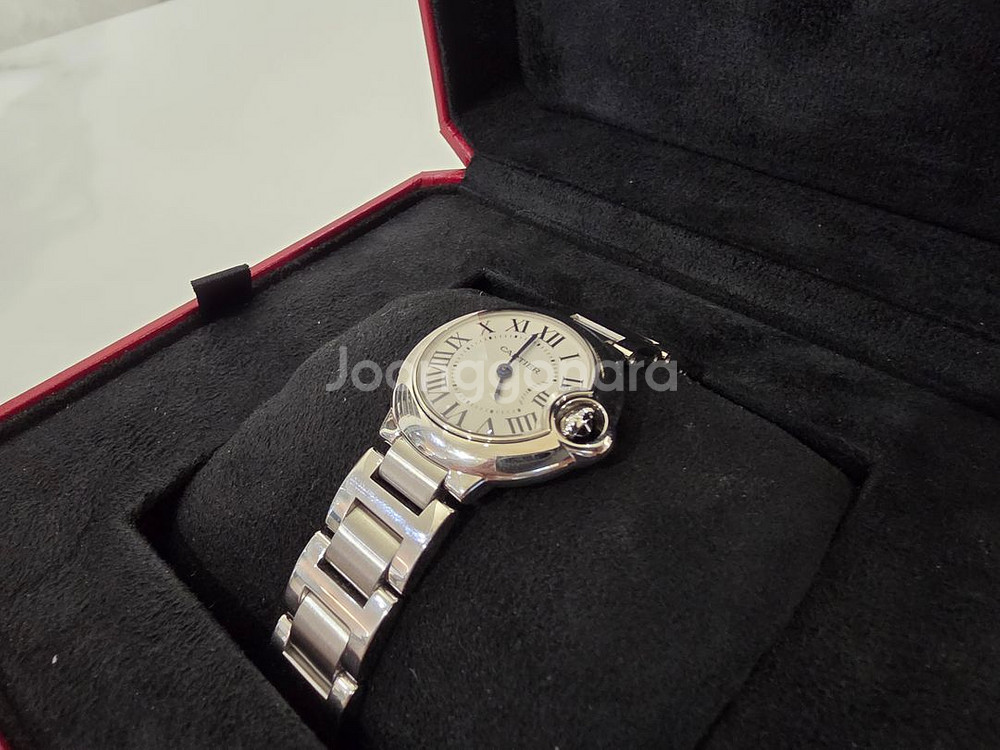 까르띠에 발롱블루 28MM 쿼츠 15년--3