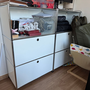 마켓비 심플리 bc262 화이트 3단 수납장