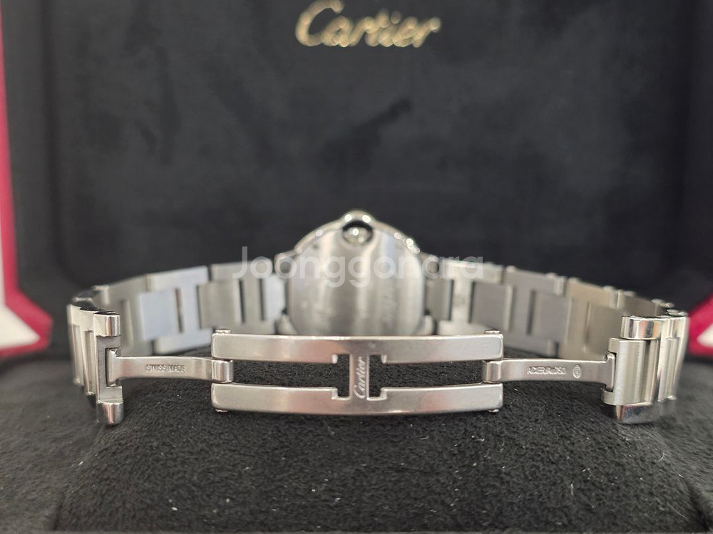 까르띠에 발롱블루 28MM 쿼츠 15년--8