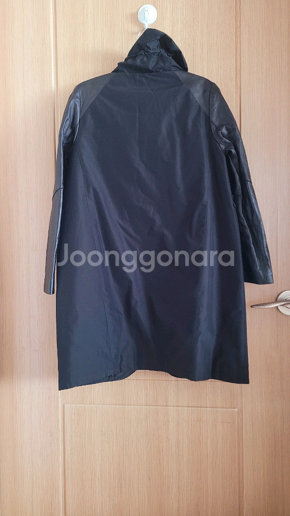 신장경 양가죽배색롱점퍼 55-66--1