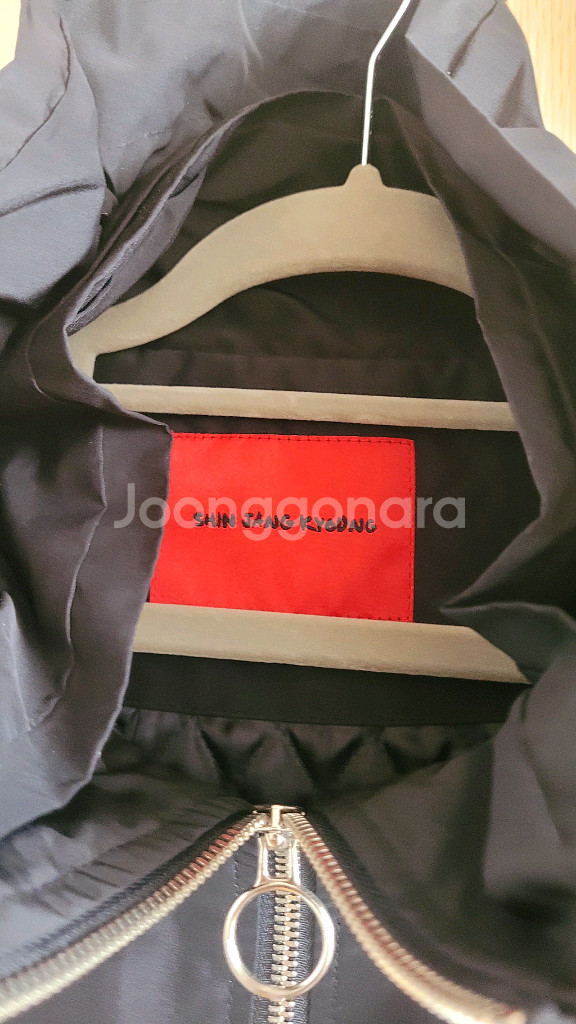 신장경 양가죽배색롱점퍼 55-66--4