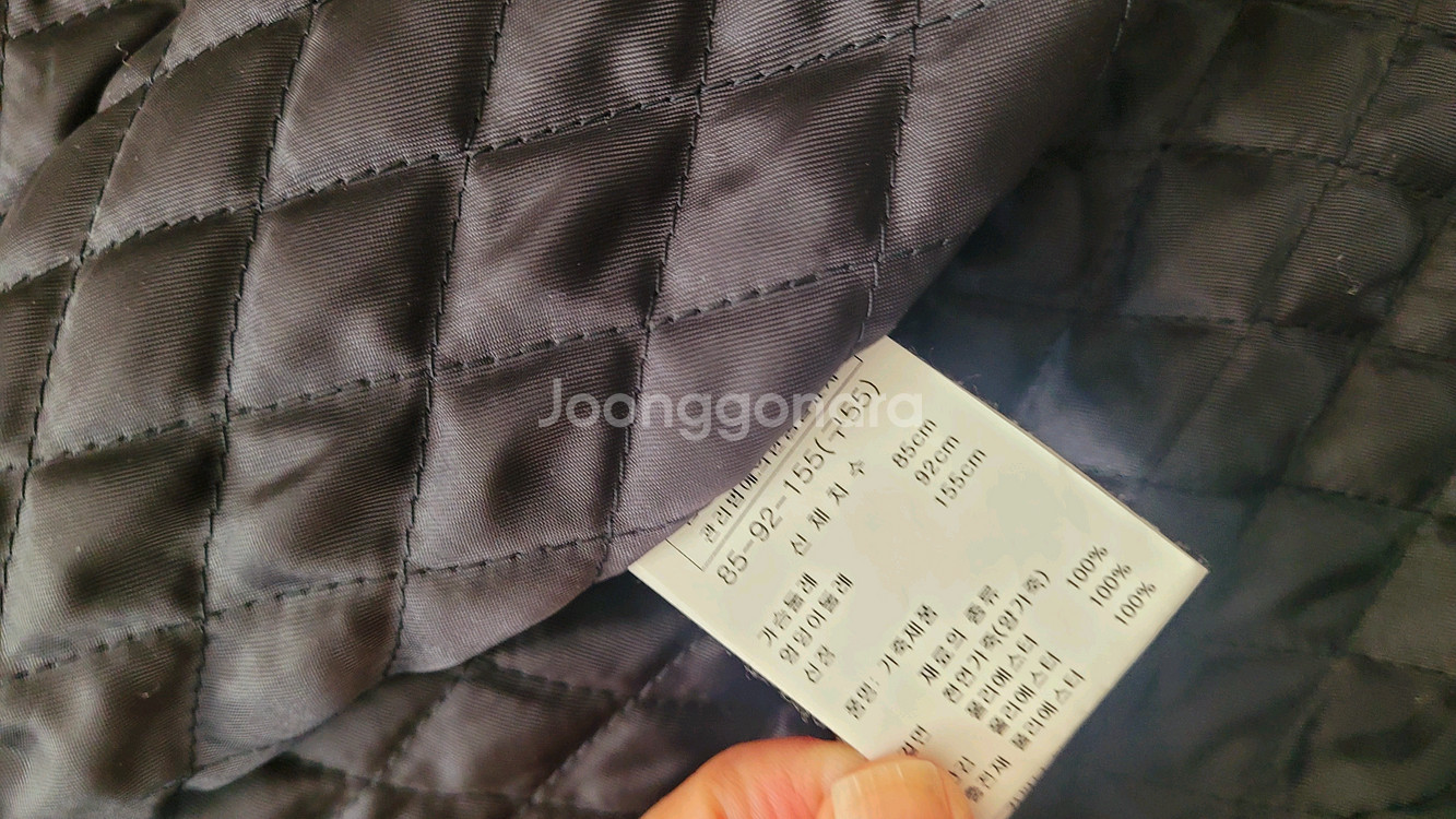 신장경 양가죽배색롱점퍼 55-66--5