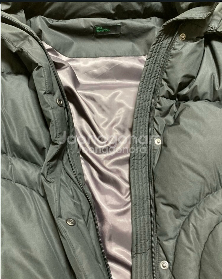 베네통,베네통덕다운,베네통오리털점퍼--1