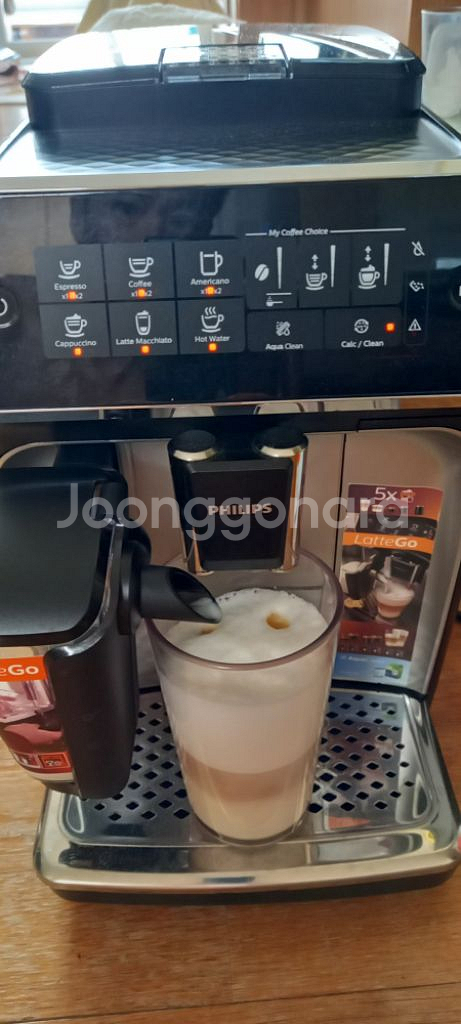 네덜란드 최고급 명품 필립스 커피메이커 라떼고 EP32--1