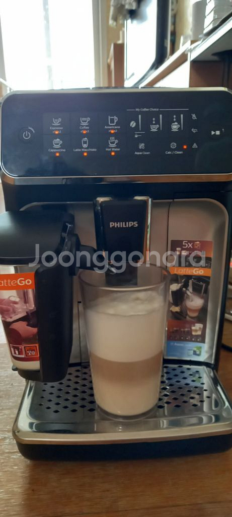 네덜란드 최고급 명품 필립스 커피메이커 라떼고 EP32--2