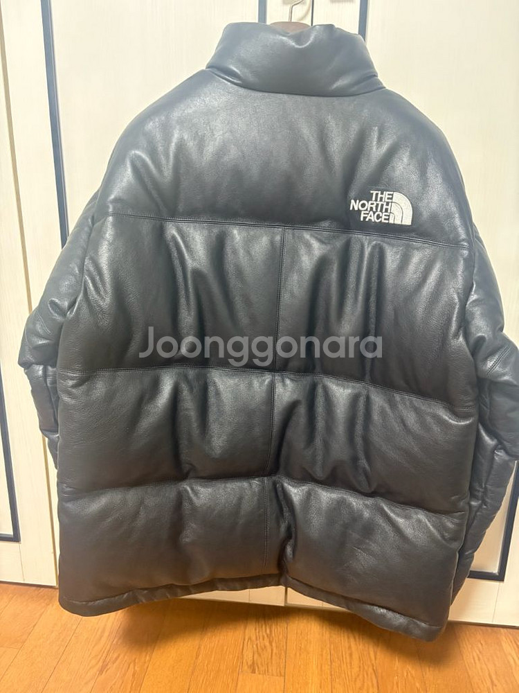 슈프림 노스페이스 레더눕시 L사이즈--2