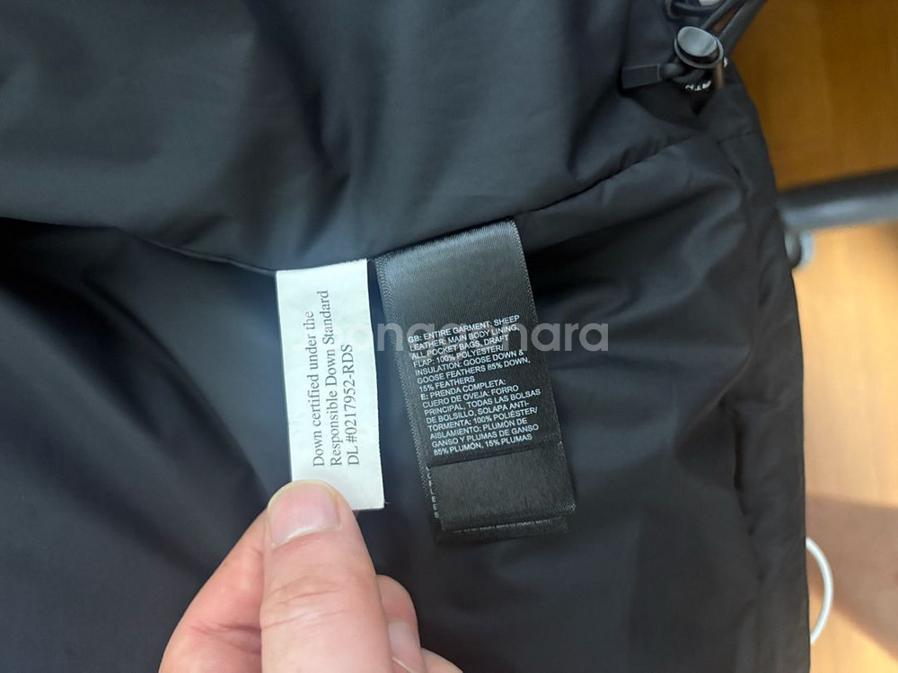 슈프림 노스페이스 레더눕시 L사이즈--7