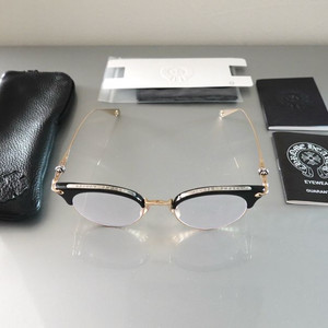 크롬하츠안경 슬런트레딕션2 블랙/골드