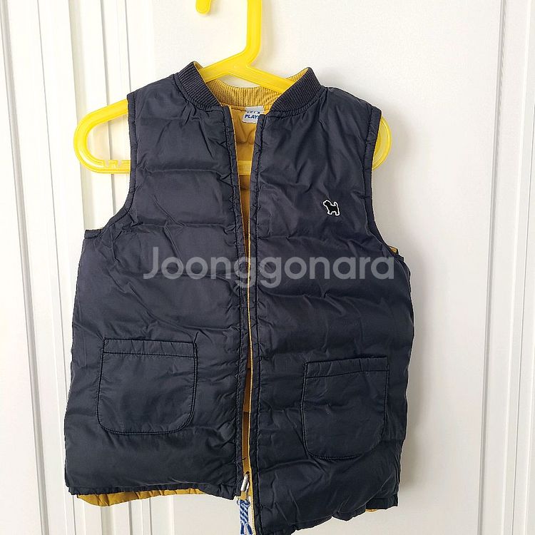 블루독 경량패딩조끼 120사이즈--0