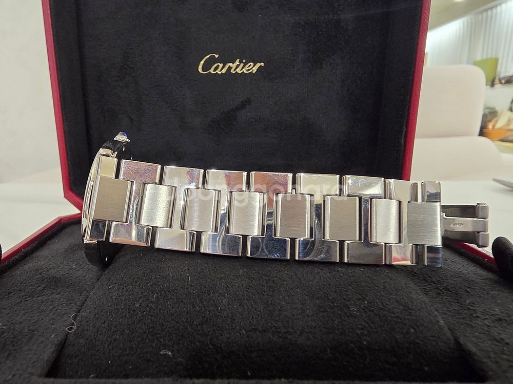 까르띠에 롱드솔로LM 36MM 스틸쿼츠 13년 인보이스--5