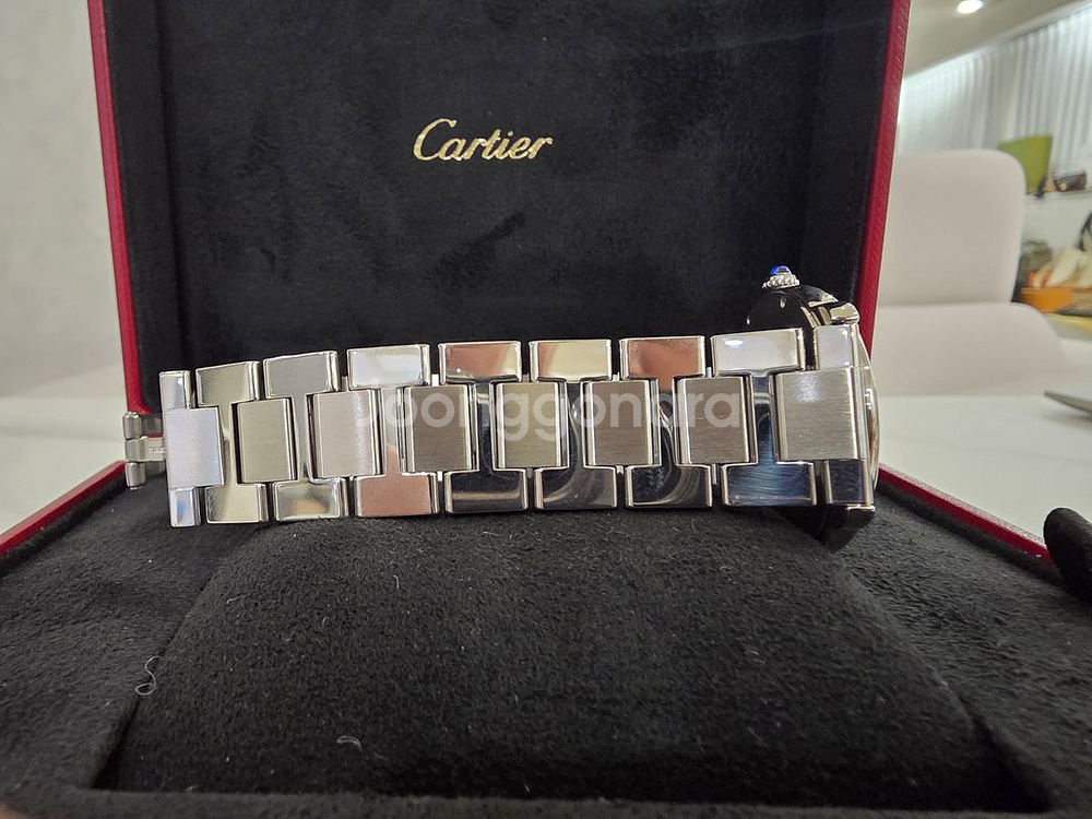 까르띠에 롱드솔로LM 36MM 스틸쿼츠 13년 인보이스--6