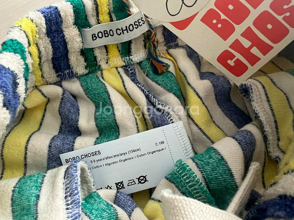 보보쇼즈 스트라이프 반바지 8-9--2