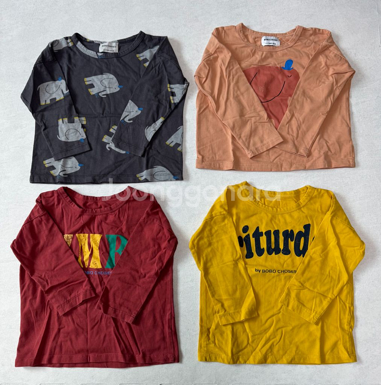 보보쇼즈 긴팔티셔츠 23y 98센치--0