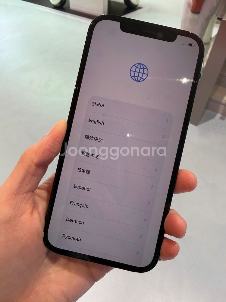 아이폰 12pro 128기가 퍼시픽블루 아주 깨끗해요!--6