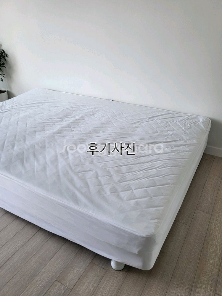 특가]푹신 발통 다리 일체형 슈퍼싱글 퀸 매트리스 침대--8