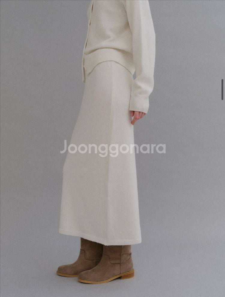 [새상품]베이오드 캐시미어 니트 스커트(55-66)--5