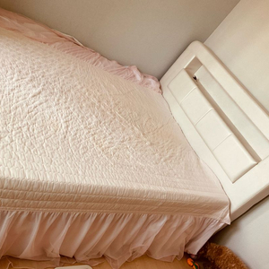 세진 퀸 모션배드+ 전신거울 옷장 + 침대커버