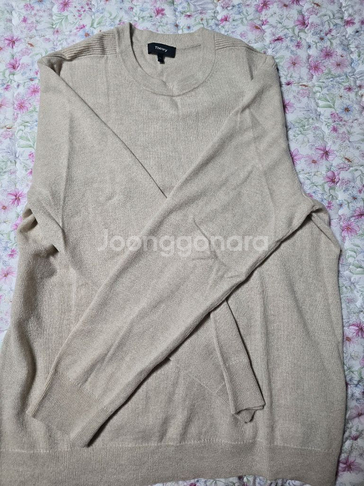 [xl]띠어리20fw힐레스니트오트밀베이지--1