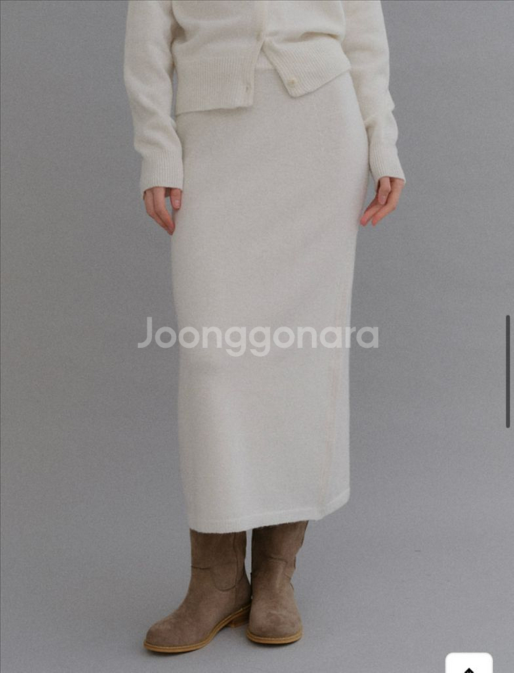 [새상품]베이오드 캐시미어 니트 스커트(55-66)--10
