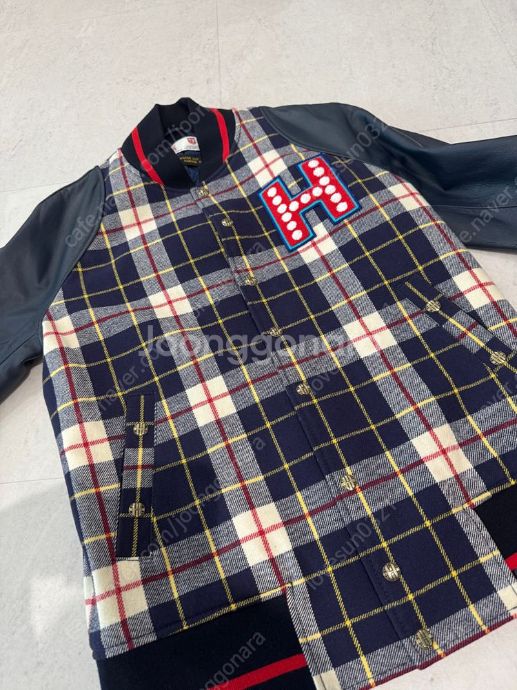 Hazzys 헤지스 남성 빈티지 가죽자켓--0