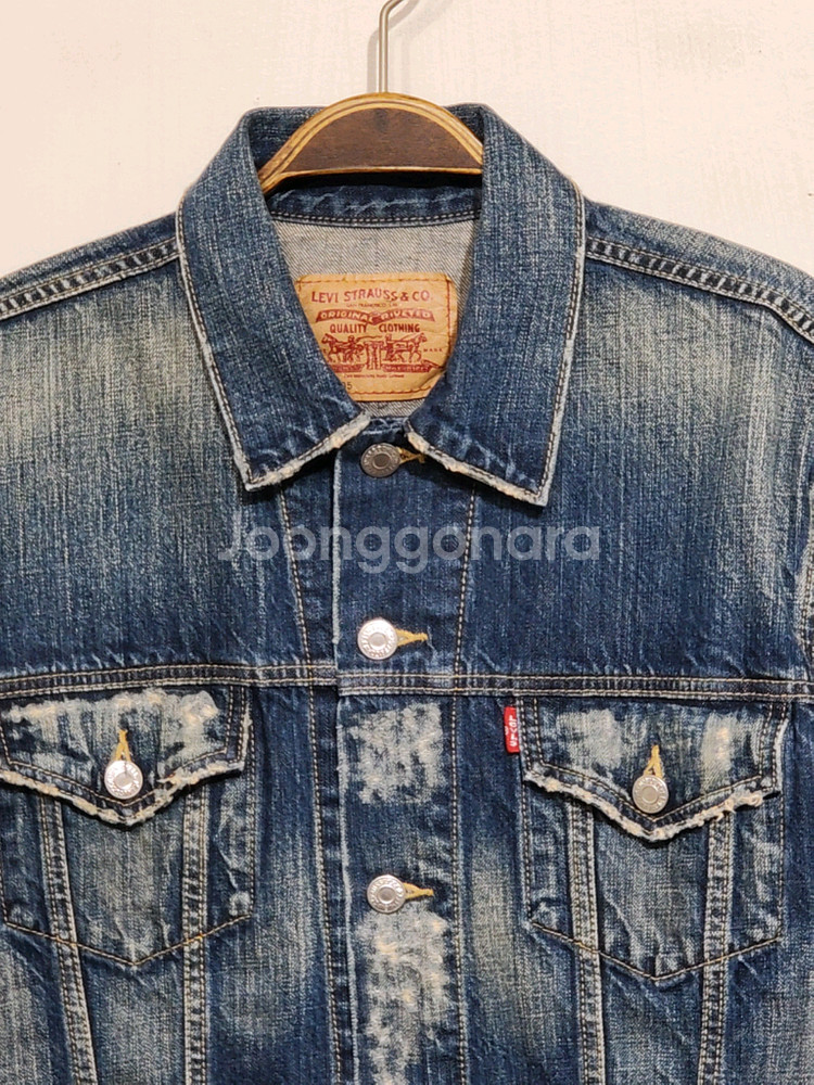 (L) 리바이스 데님자켓 레드탭 청자켓 빈티지--1