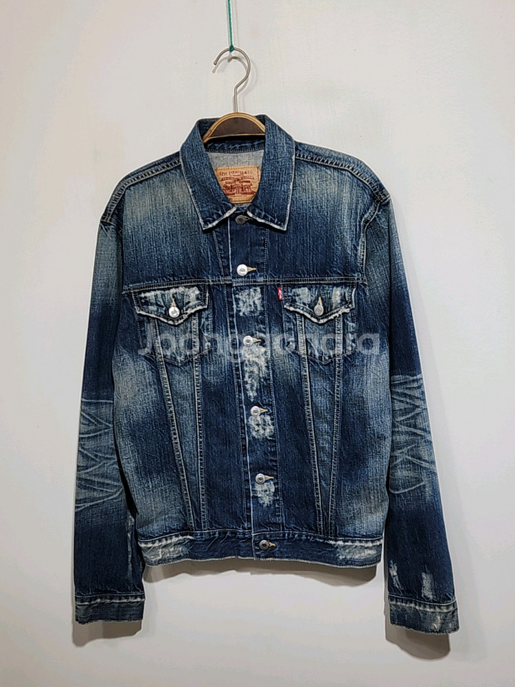 (L) 리바이스 데님자켓 레드탭 청자켓 빈티지--0