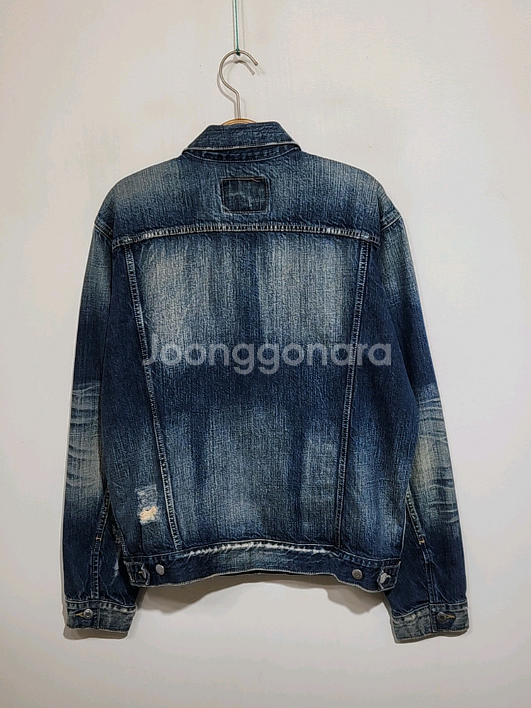 (L) 리바이스 데님자켓 레드탭 청자켓 빈티지--4