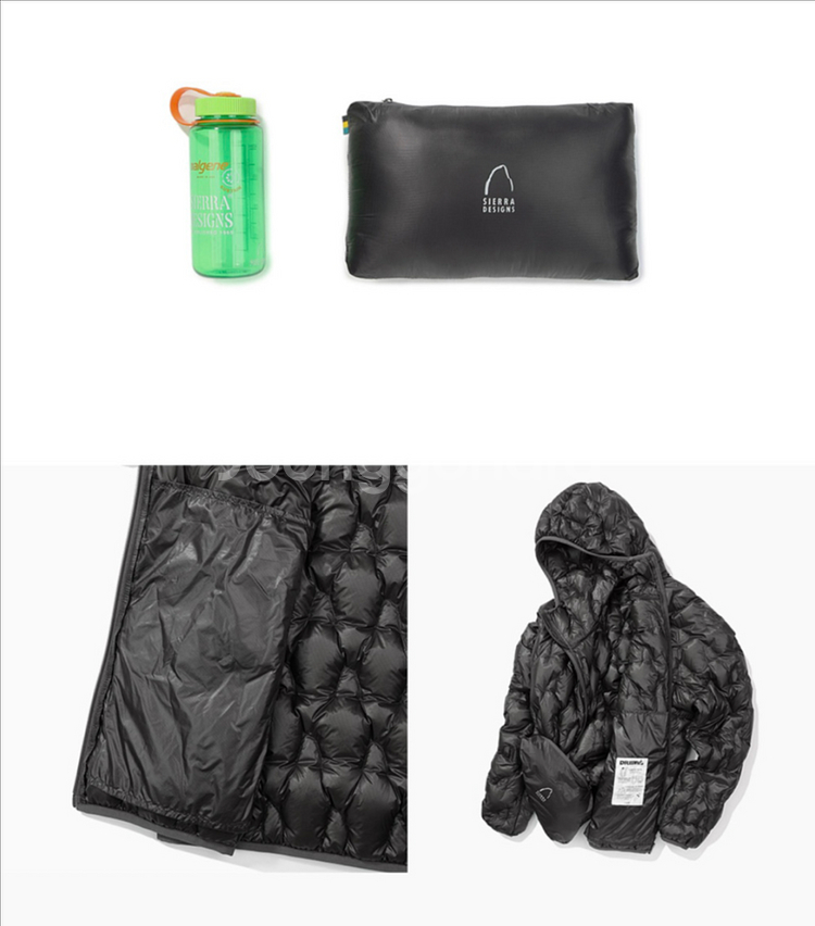 시에라디자인 하프돔 경량패딩 블랙 xl--4