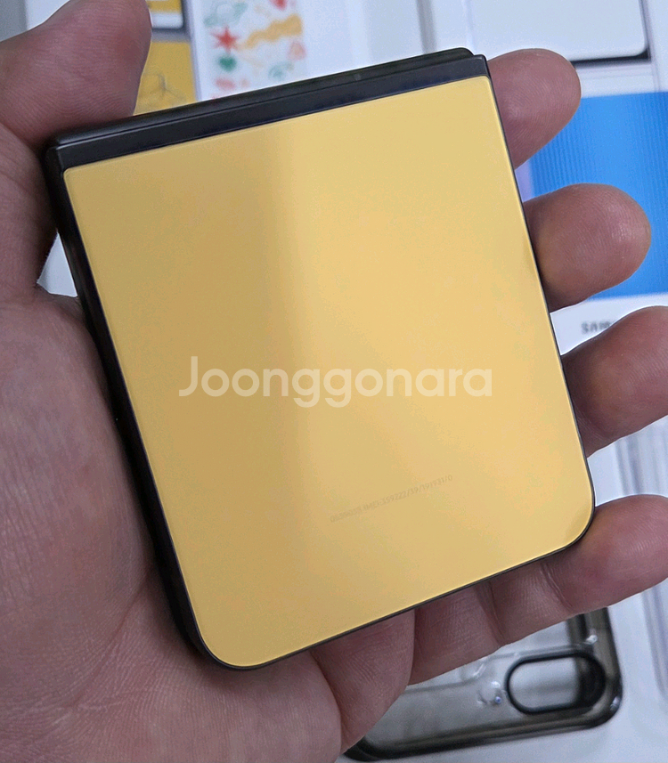 갤럭시 플립5 옐로우 (공식홈페이지 판매) 512기가--6