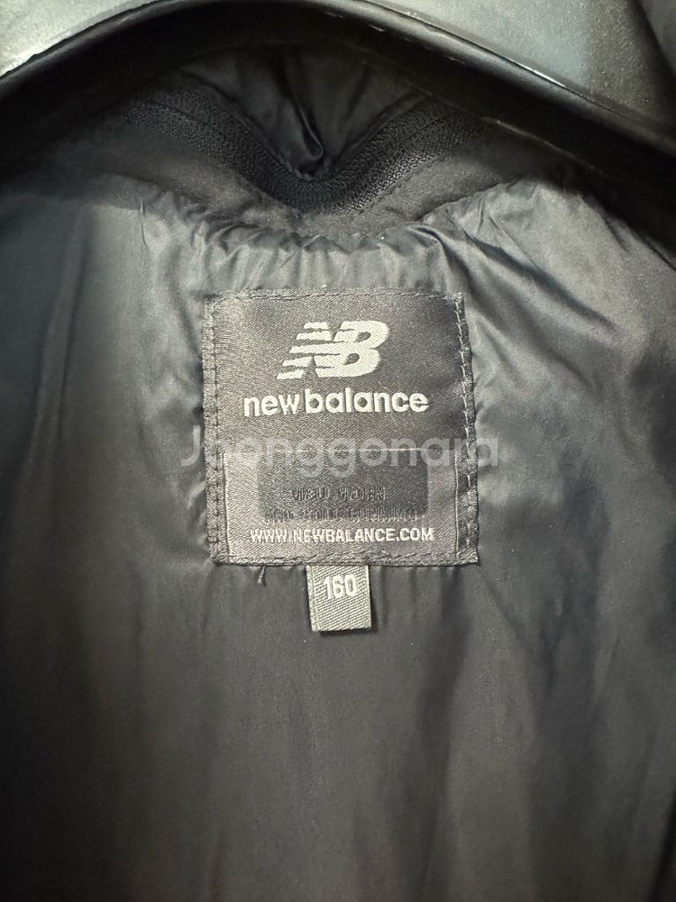 뉴발란스 키즈 덕다운 경량패딩160사이즈--3