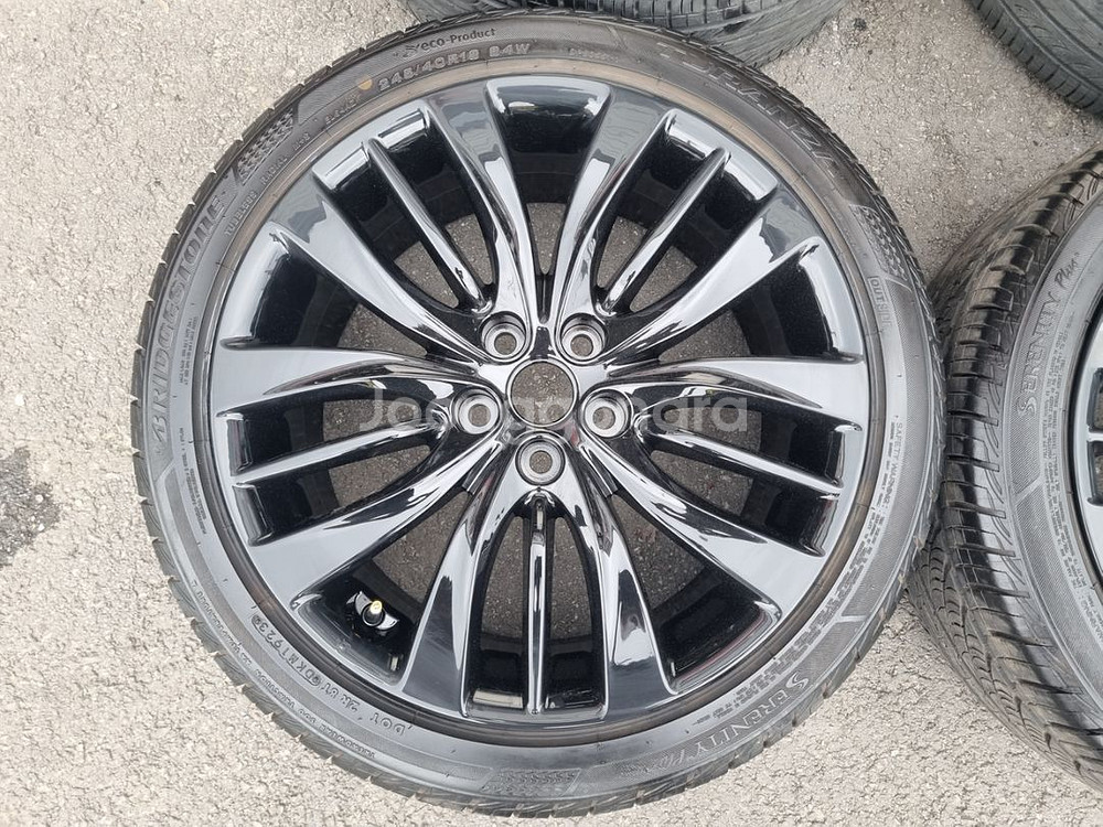 제네시스 G80 DH 19인치 프론트셋 휠타이어 팝니다--2