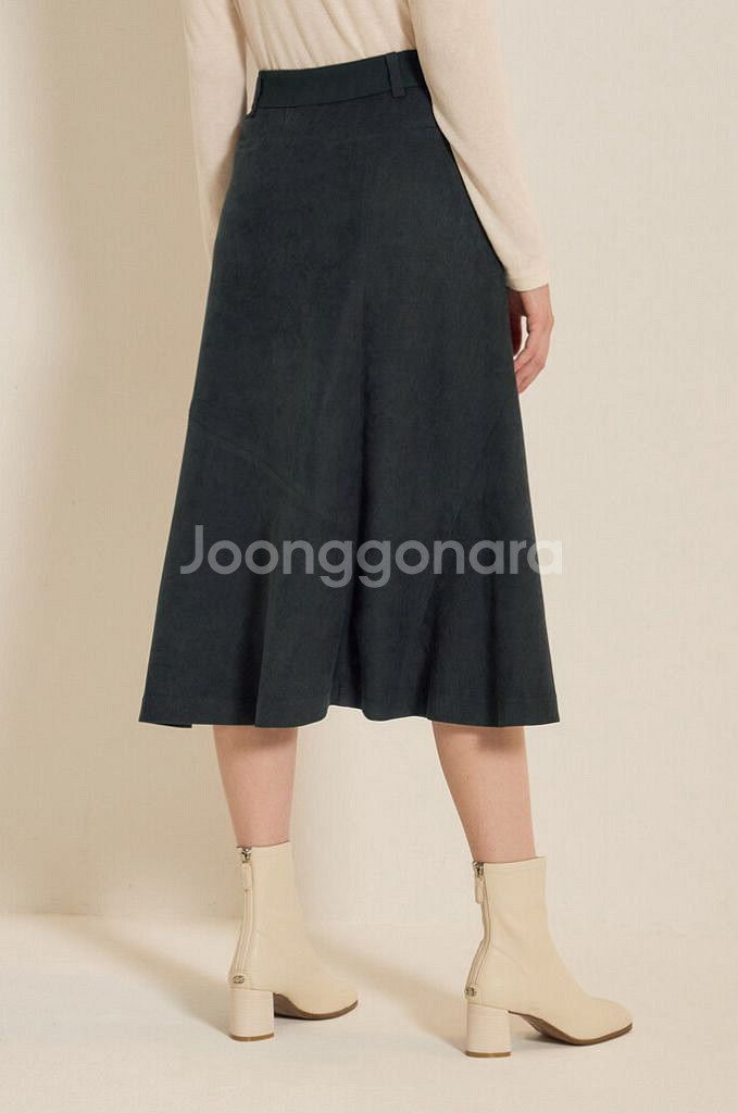 SJSJ 버튼 슬릿 플레어 스커트 택도 안 뗀 새상품--2