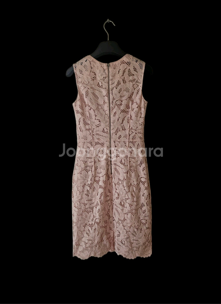 시슬리 핑크 플라워 자수 러블리 민소매 미디원피스 55--6