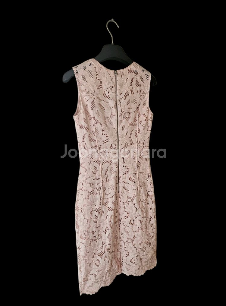 시슬리 핑크 플라워 자수 러블리 민소매 미디원피스 55--7