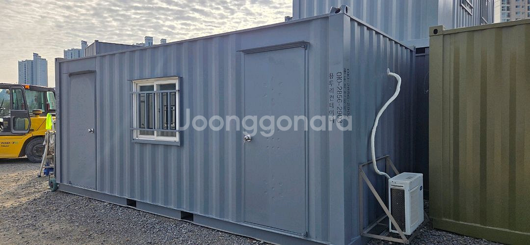 3x6 냉.난방. 설치된 깨끗한 컨테이너--0