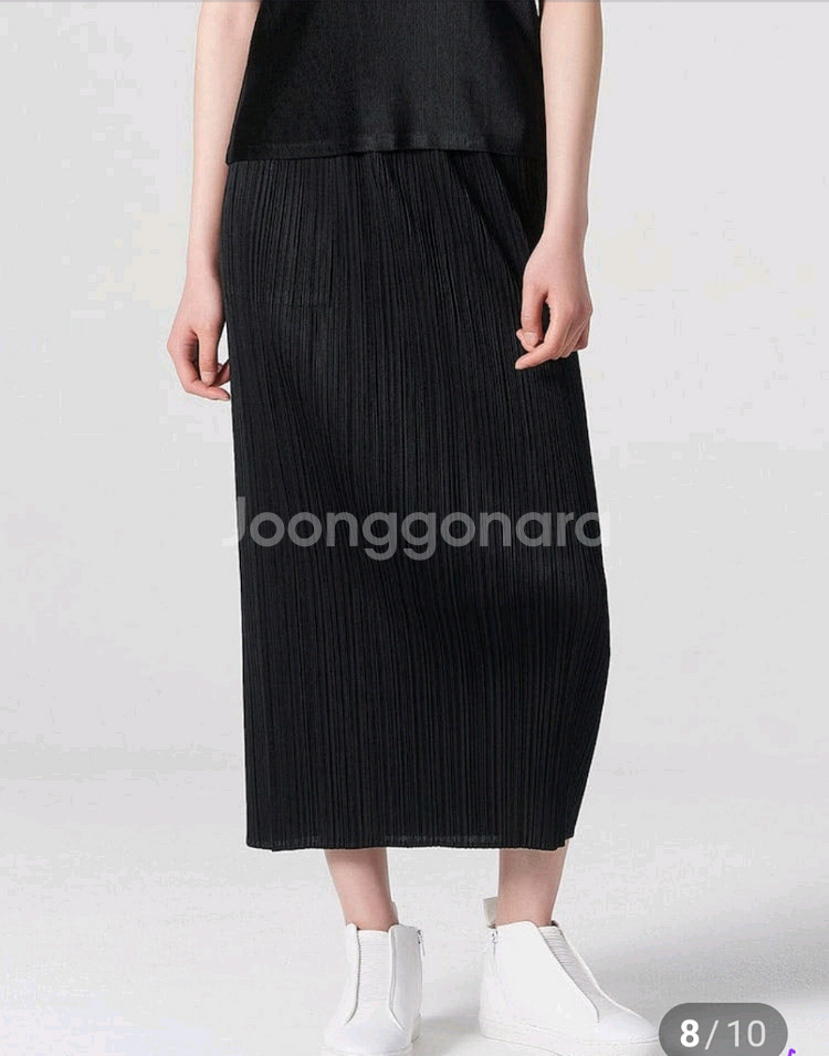 플리츠플리즈 베이직 블랙 스커트2--0