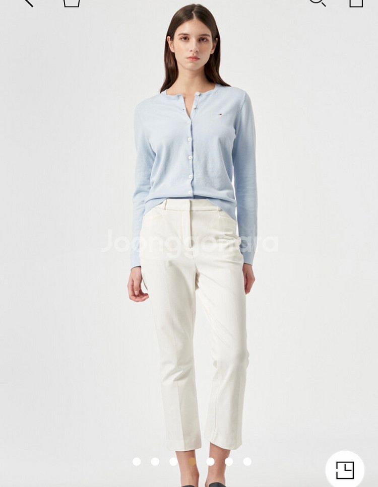 타미힐피거 코튼 가디건 새상품--2