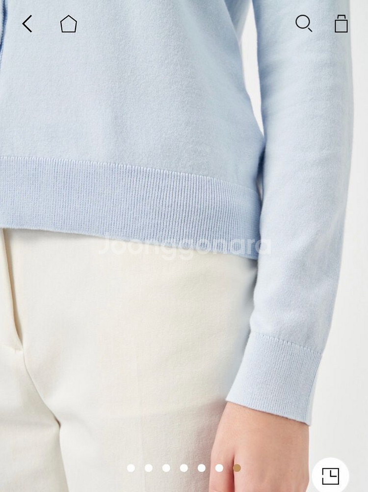 타미힐피거 코튼 가디건 새상품--6