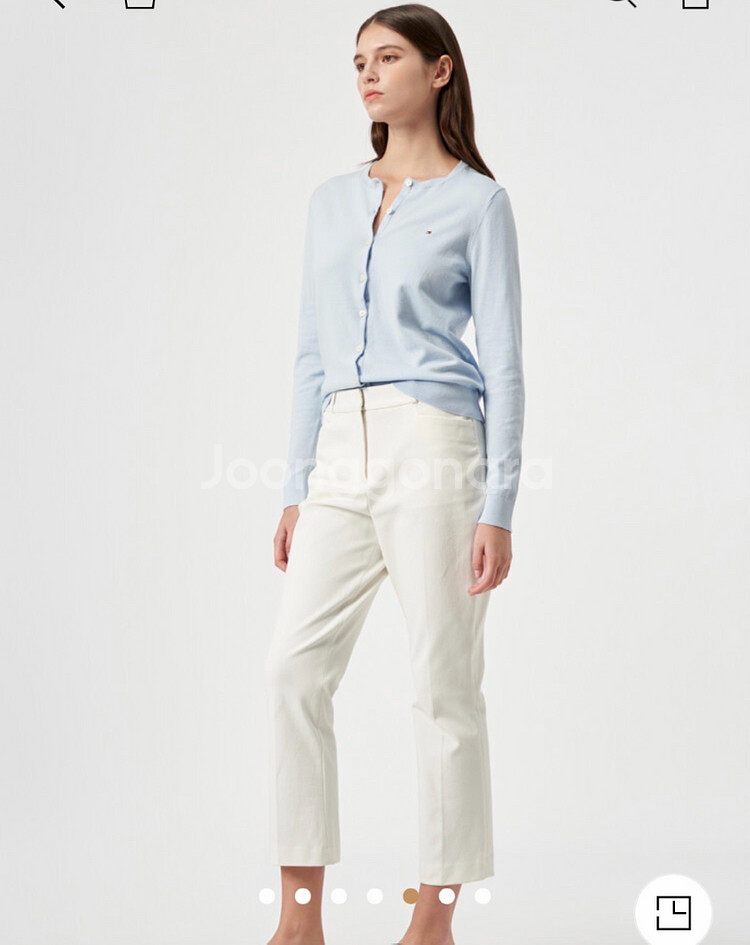 타미힐피거 코튼 가디건 새상품--5