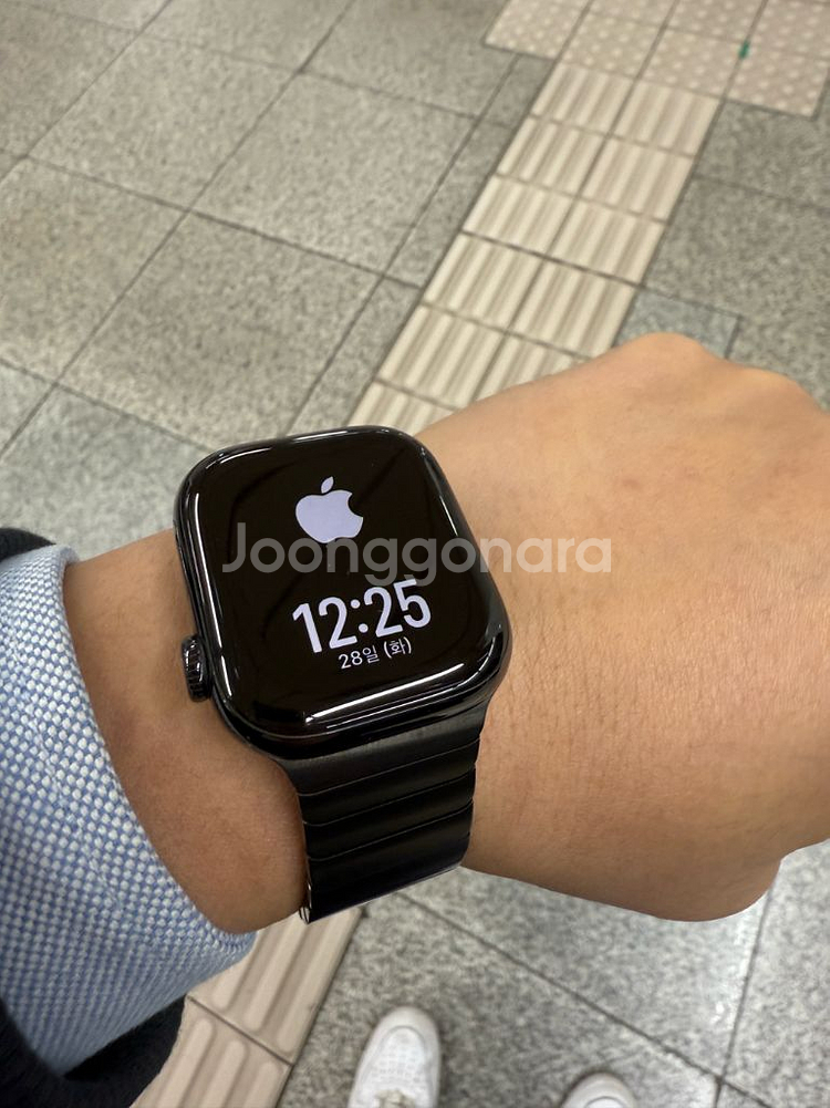 애플워치 10 GPS+Cellular 42mm 티타늄--0